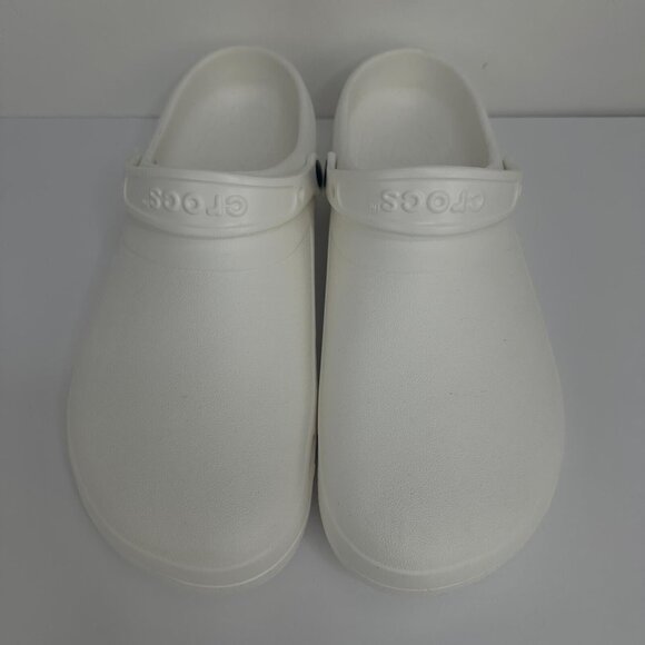 Crocs Specialist II White Professional Slip on Comfort Clog Men's sz M 15 - Picture 7 of 7